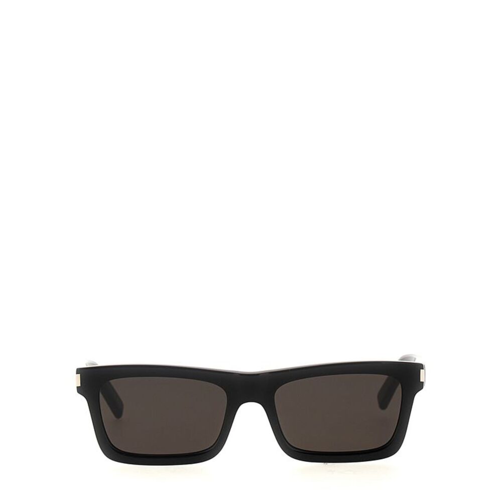 Saint Laurent Black Acetate Men's Sunglasses